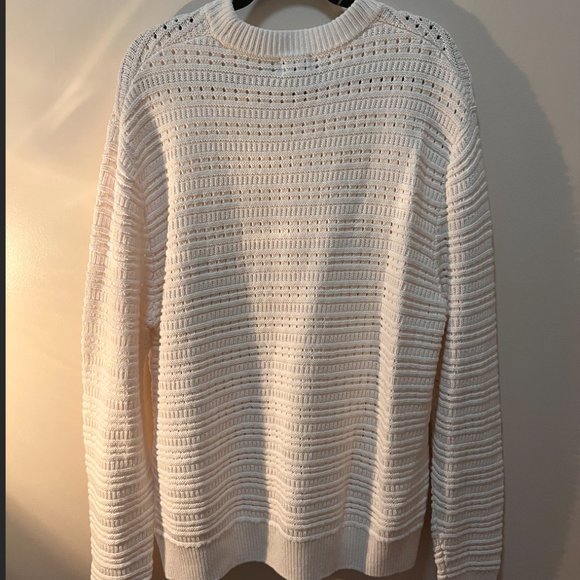 White Chunky Knit Sweater - Picture 2 of 2